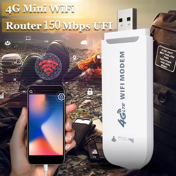 Routeur 4G LTE Router sans fil USB Broadband Mobile 150 Mbps Adaptateur de carte réseau sans fil