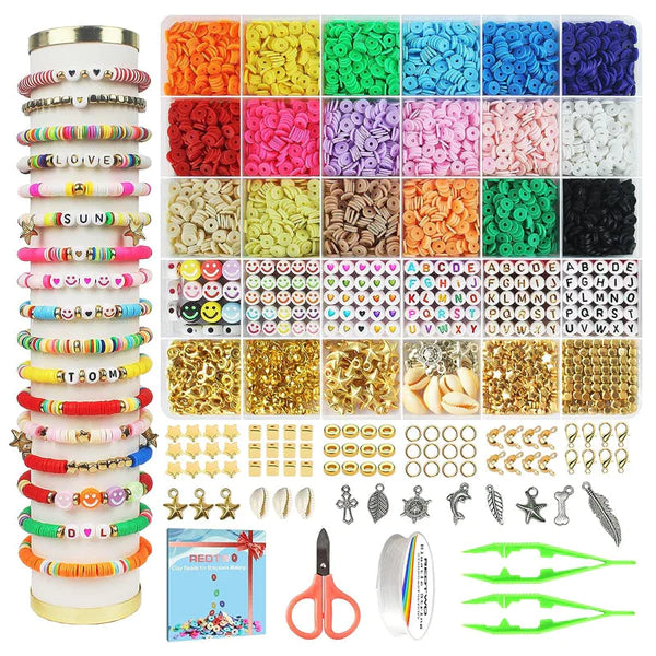 Kit de fabrication de bracelets en perles d'argile