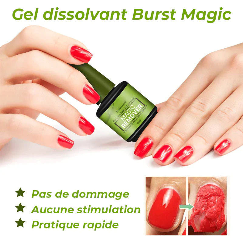 Dissolvant professionnel pour vernis à ongles Soak-Off